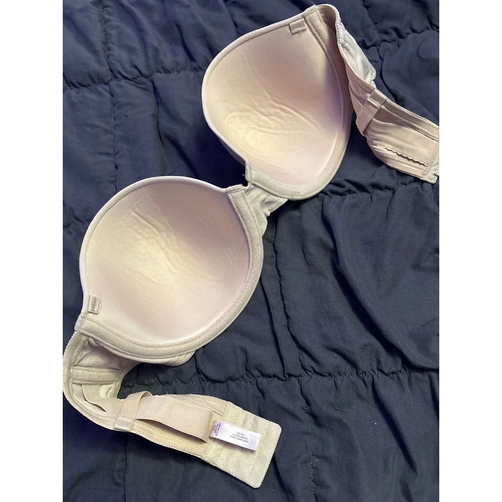 Victoria's Secret Strapless Push Up Bra Nude 38C